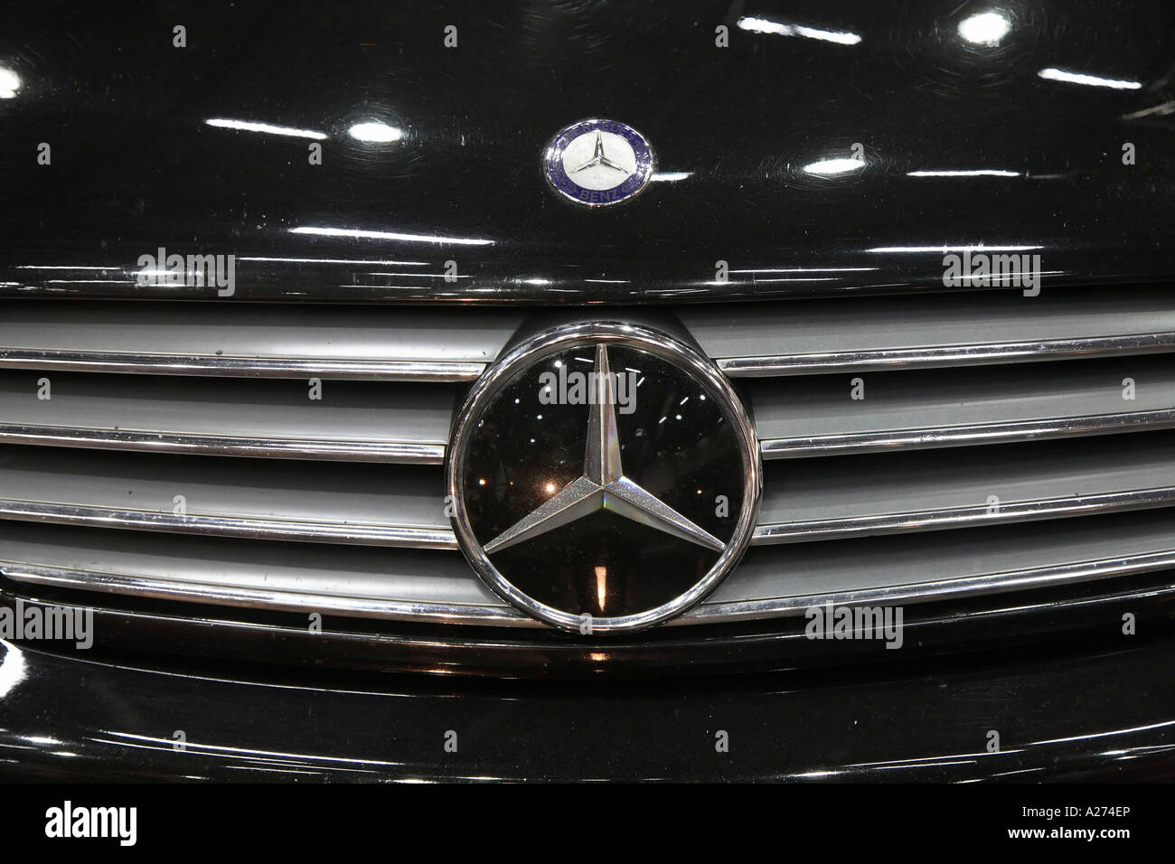 Mercedes logo Stockfoto