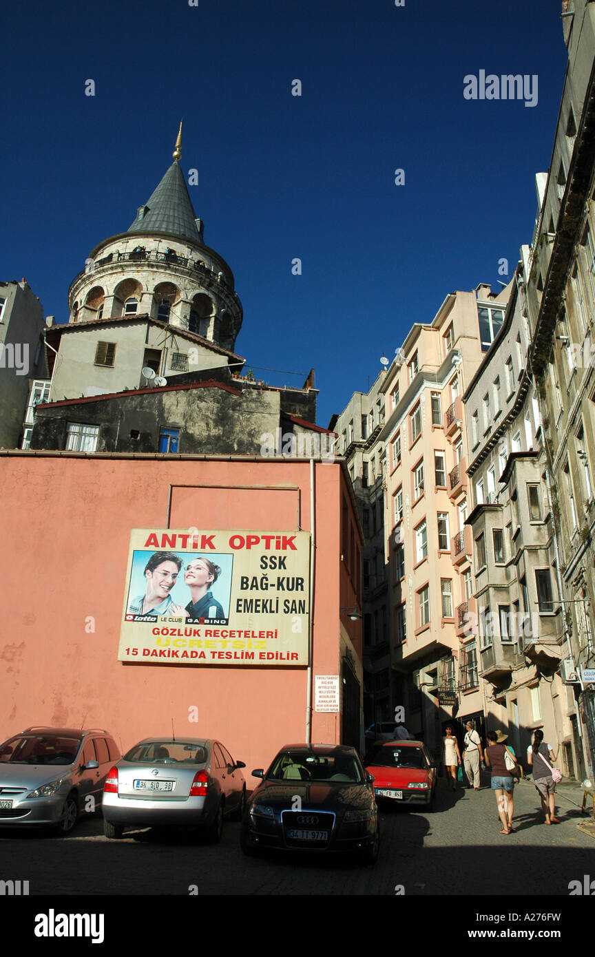 Galataturm, Istanbul, Türkei Stockfoto