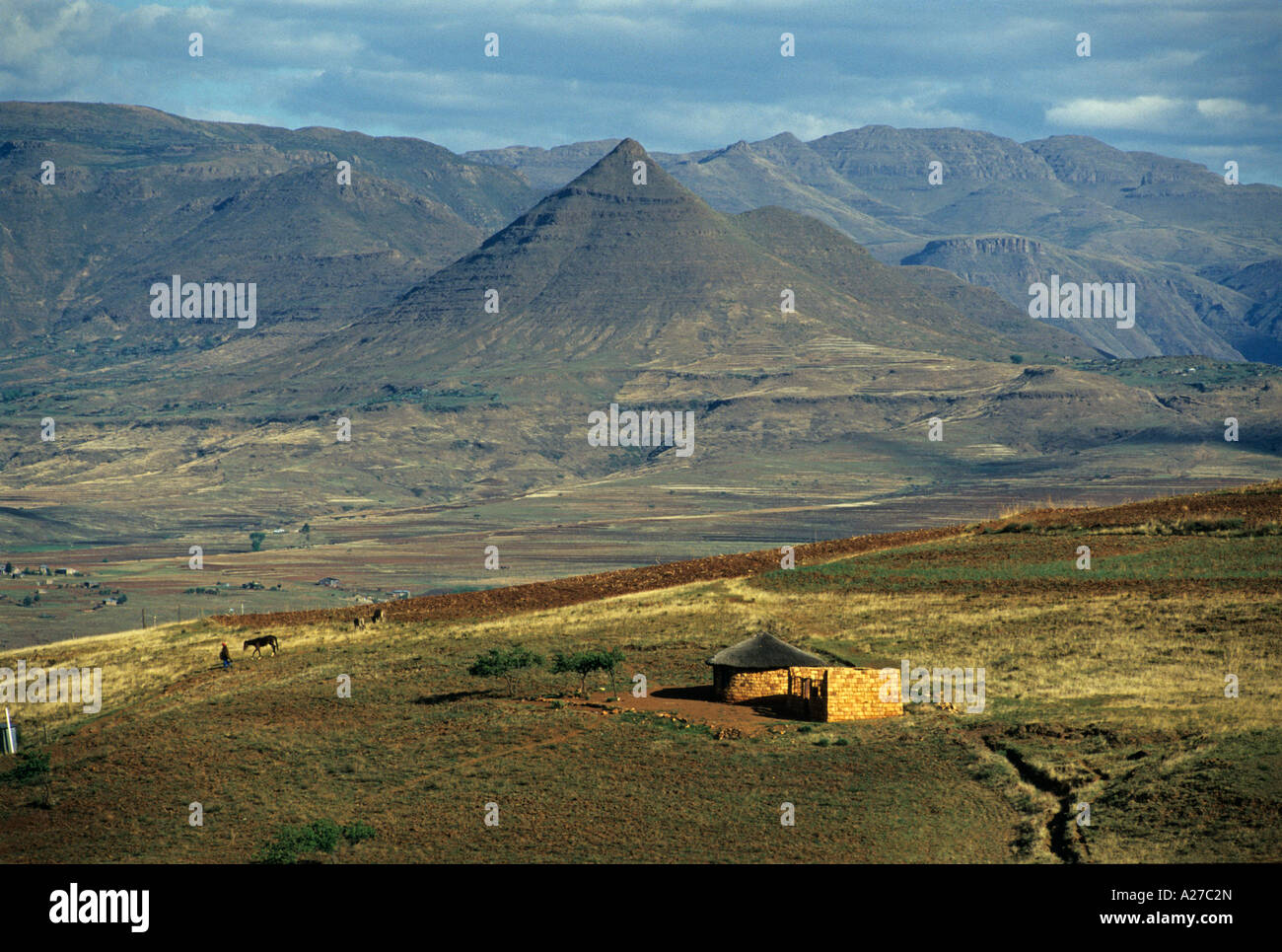 Maluti Mountains in Lesotho, Afrika Stockfoto