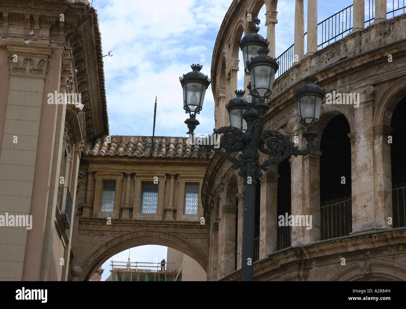 Plaza De La Reina Queen Square Valencia Comunitat Comunidad Valenciana Costa del Azahar España Spanien spanische Iberia Europe Stockfoto