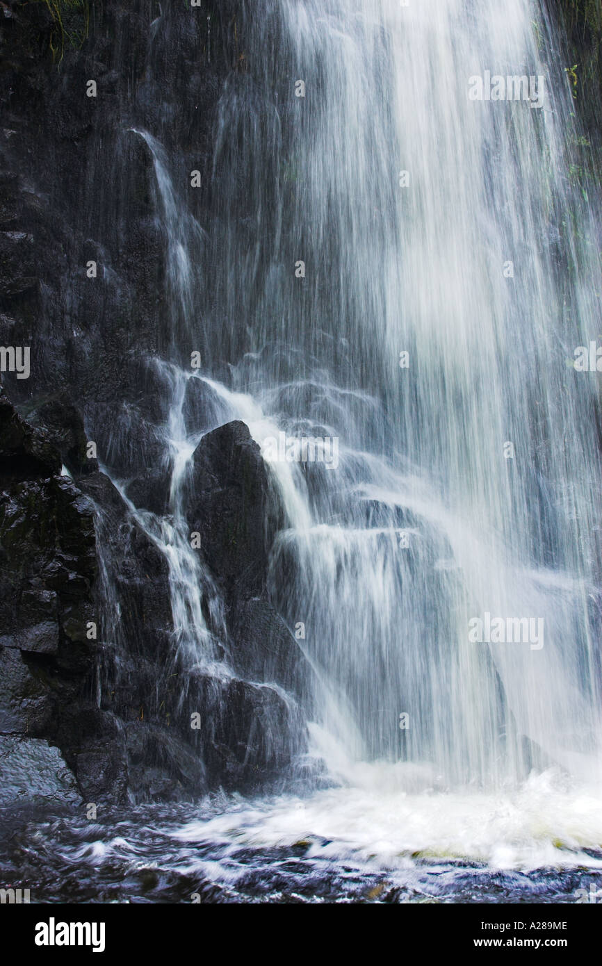 Wasserfall bei Glen spröde auf der Isle Of Skye-uk Stockfoto