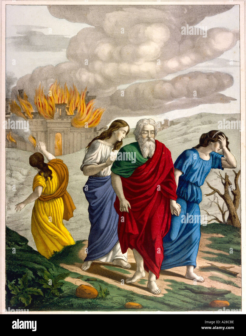 Sodom und Gomorra Stockfoto
