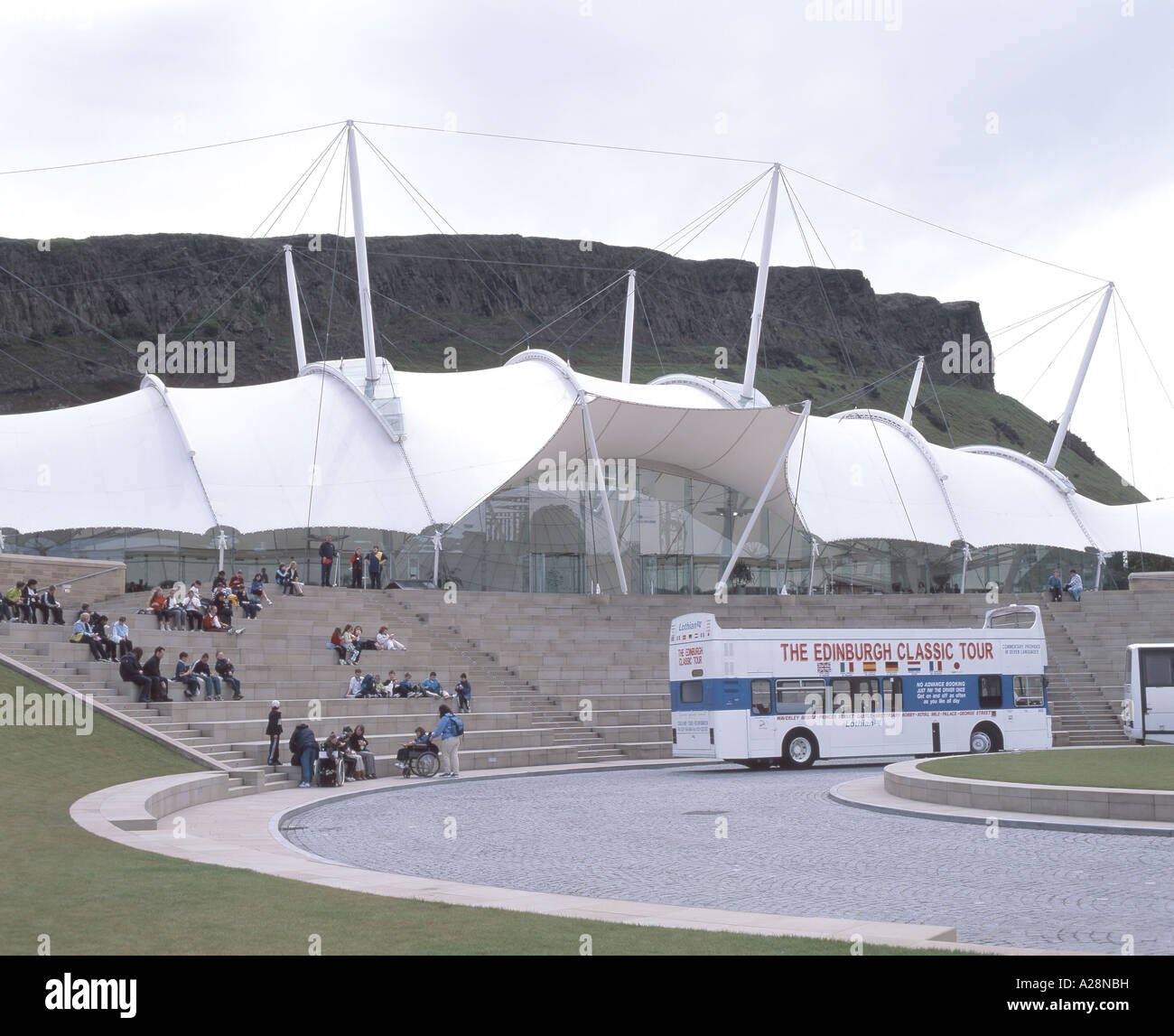 Dynamic Earth zeigen, Millennium Exhibition Centre, Edinburgh, Lothian, Schottland, Vereinigtes Königreich Stockfoto