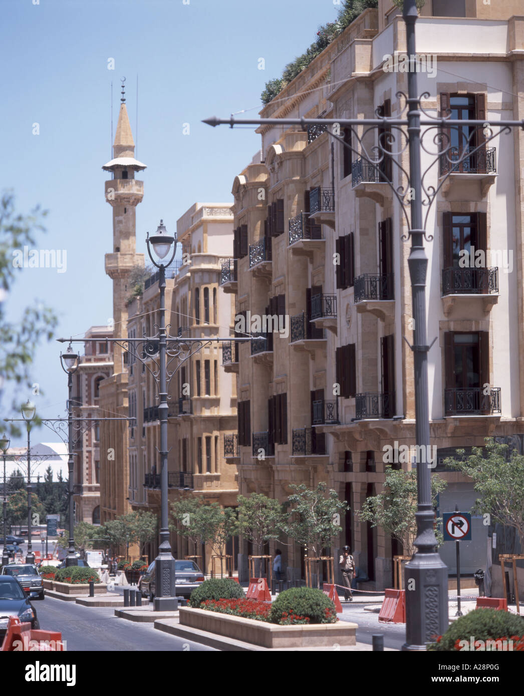 Architektur der Stadt-Zentrum, Beirut, Beyrouth Governorate, der Libanesischen Republik Stockfoto