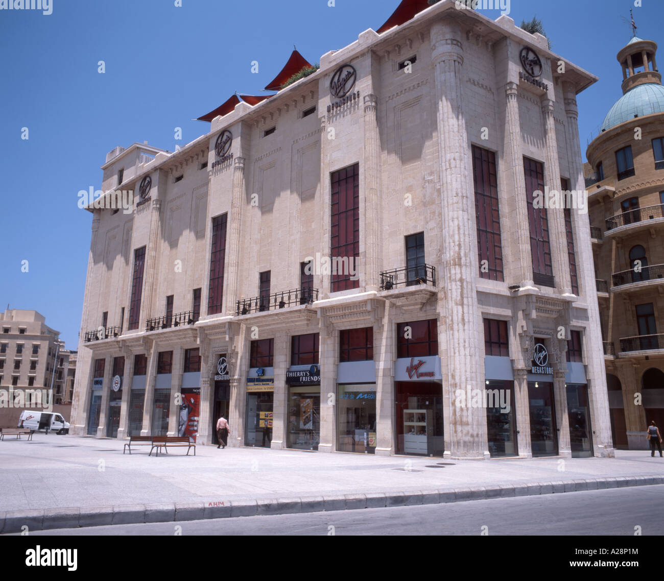 Virgin Megastore, City Center, Beirut, Beyrouth Governorate, der Libanesischen Republik Stockfoto