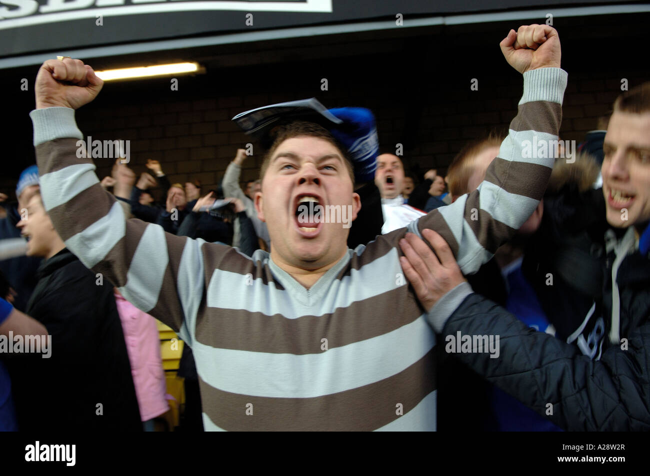 Millwall fan Stockfoto