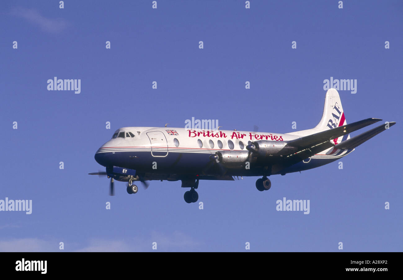 V806 Viscount British Air Ferries (G-APEY) GAV 2180-207 Stockfoto