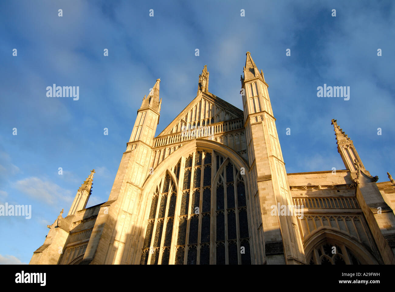 Winchester Kathedrale. West end Stockfoto