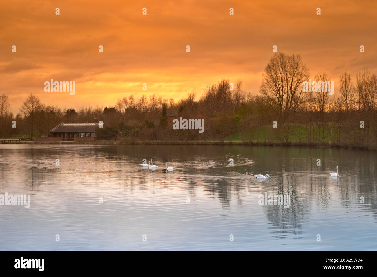 Drei Schwestern Recreation Area Ostseite des Ashton in Makerfield Wigan zuvor der Garswood Hall Zeche Stockfoto