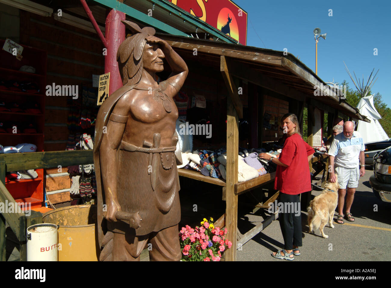 Indische Kunst First Nation kanadischen Ontario Stockfoto
