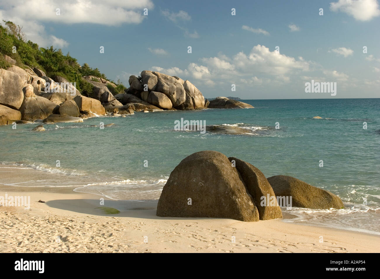 Thailand Ko Samui Ostküste Laem Nan Strand der Elefant Stein Felsformation Stockfoto