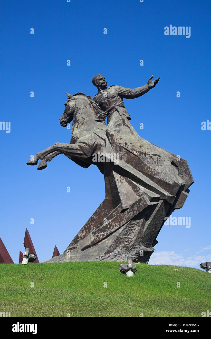 Antonio Maceo Denkmal, Plaza De La Revolucion, Santiago De Cuba, Kuba Stockfoto