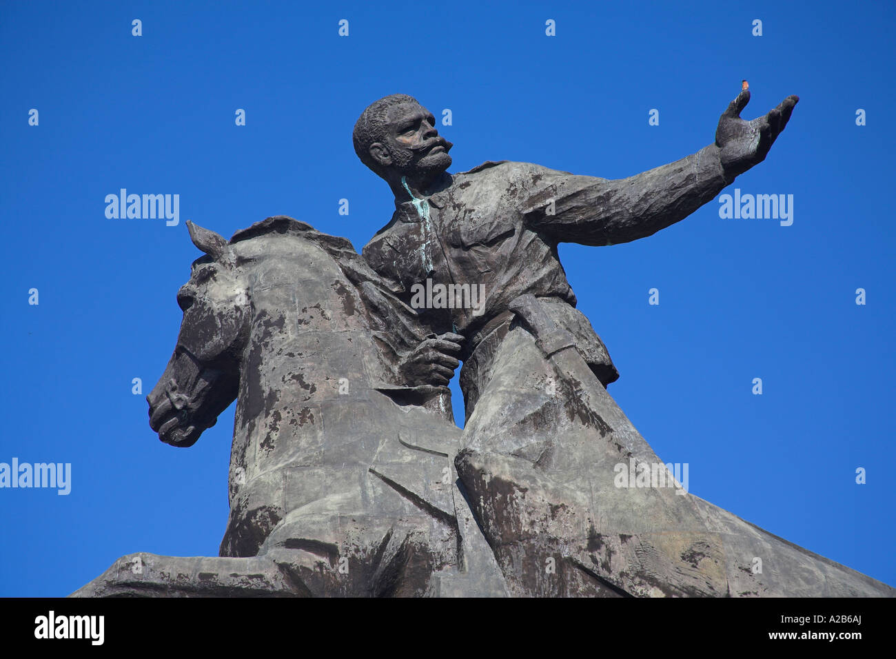Antonio Maceo Denkmal, Plaza De La Revolucion, Santiago De Cuba, Kuba Stockfoto