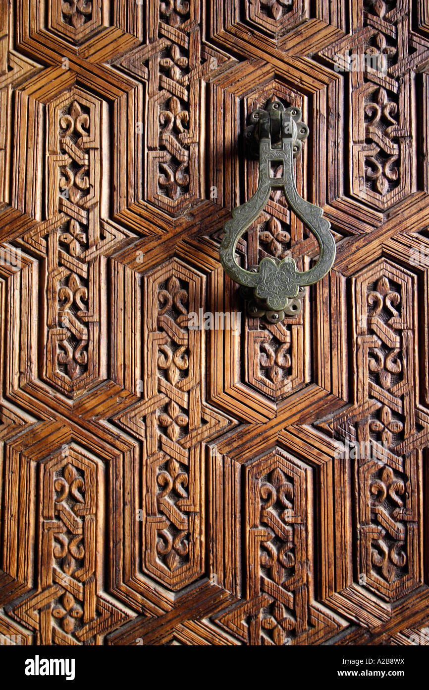 Traditionelle Tür in Marokko Stockfoto