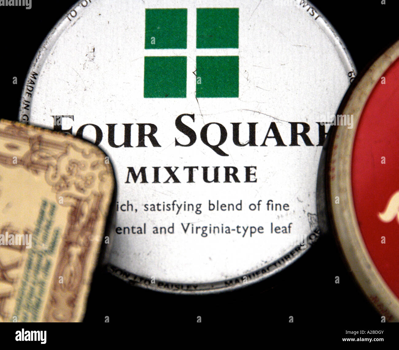 Vintage Tabak Tin Boxen nur zu redaktionellen Zwecken Stockfoto