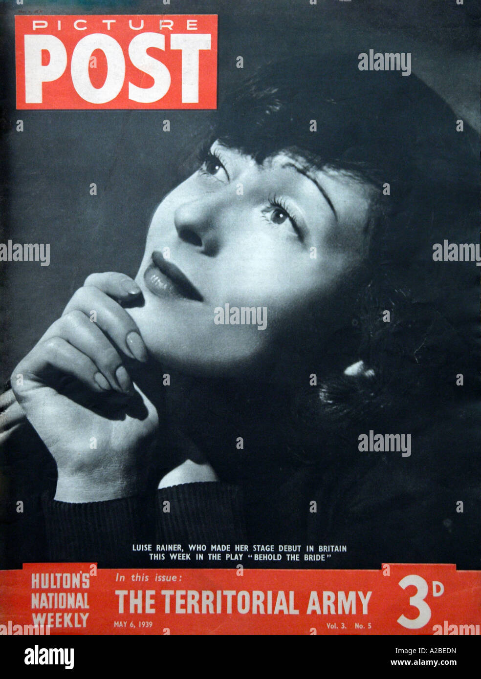 Bild Post Magazine 1939 nur zu redaktionellen Zwecken Stockfoto