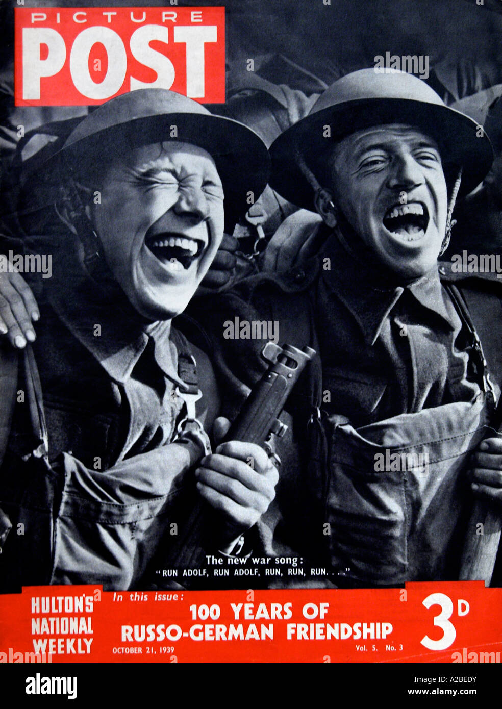 Bild Post Magazine 1939 nur zu redaktionellen Zwecken Stockfoto