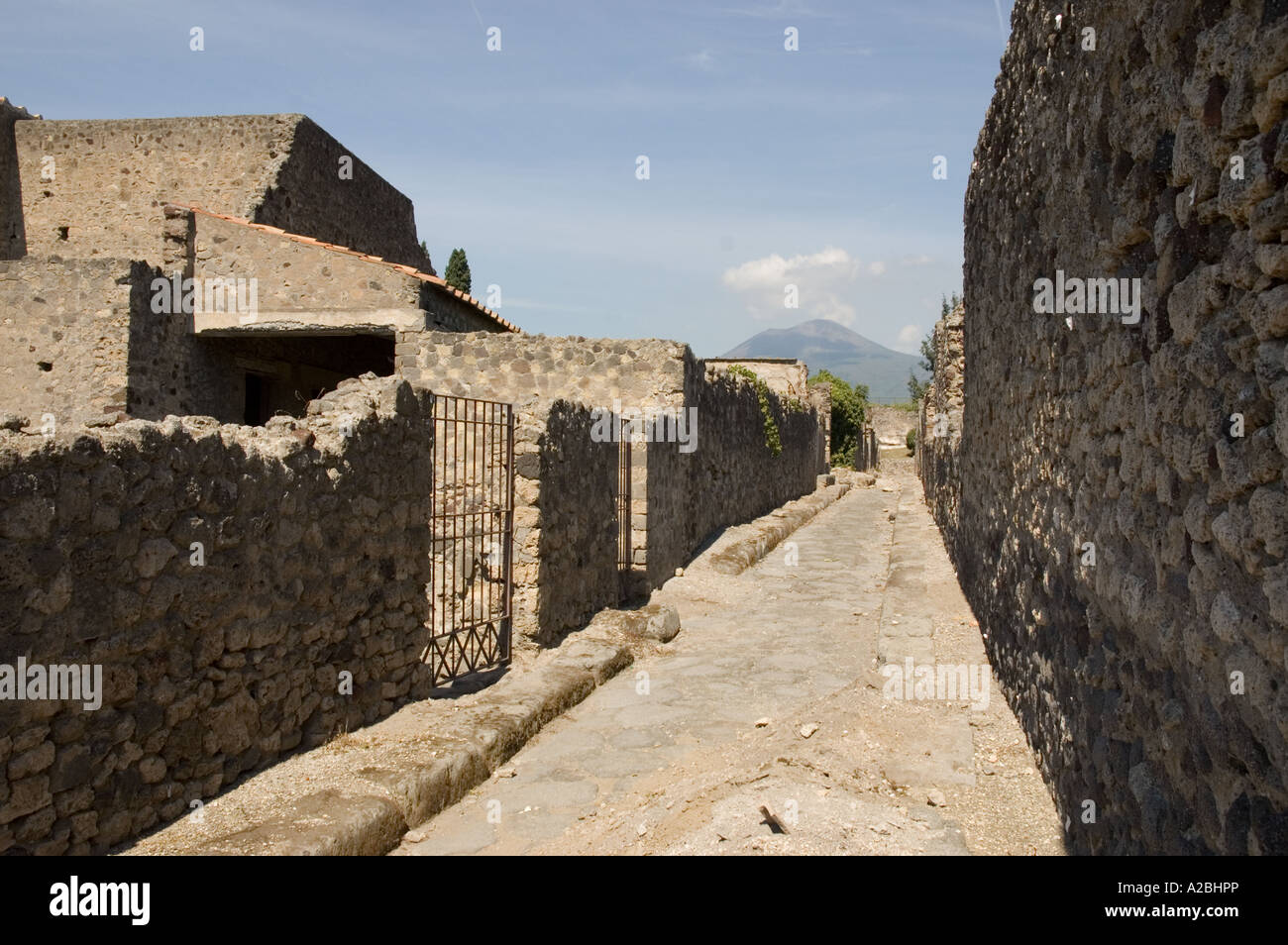 Ruinen von Pompeji-Italien Stockfoto