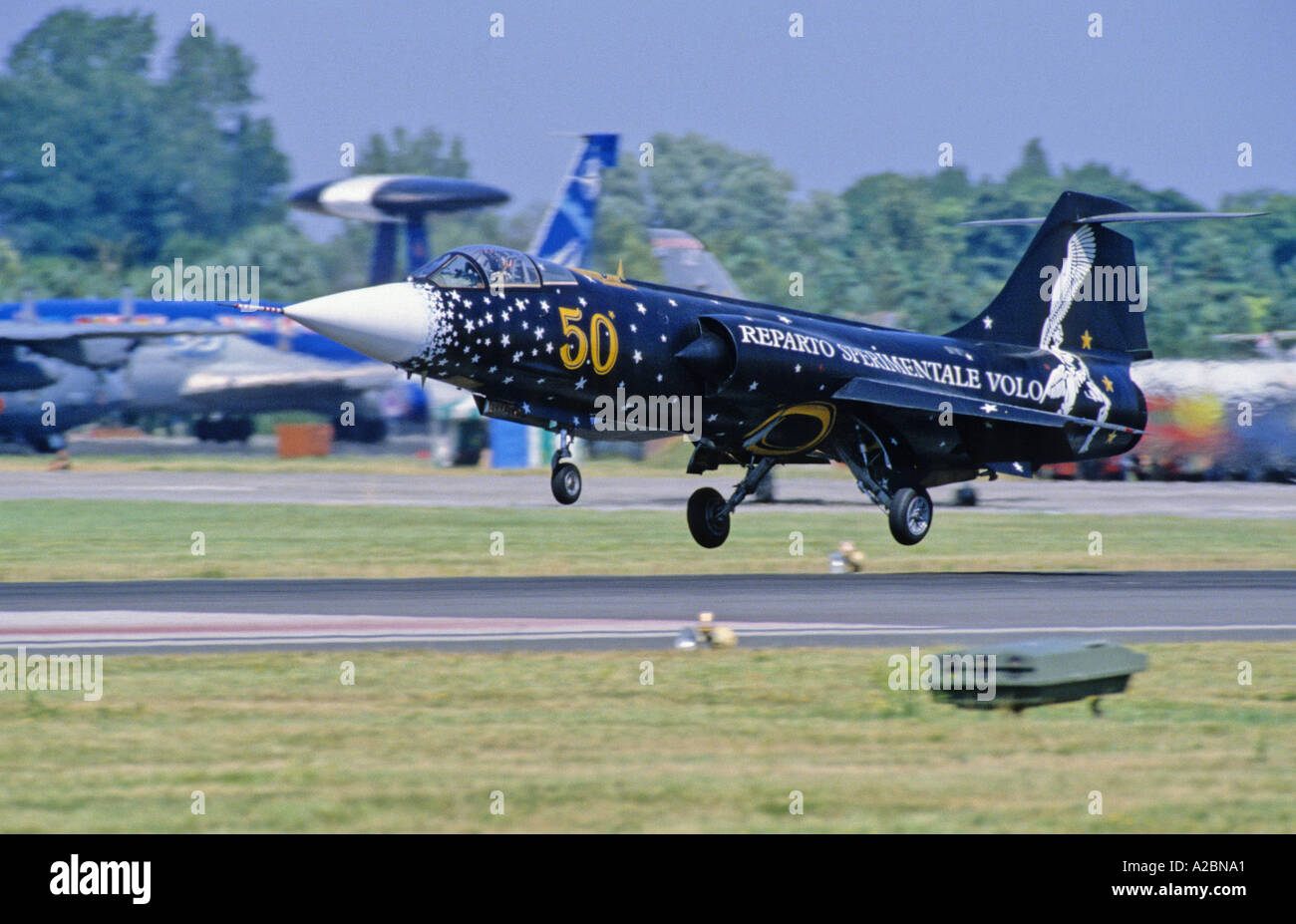 Italienische Luftwaffe Lockheed F104Sc Starfighter Stockfotografie