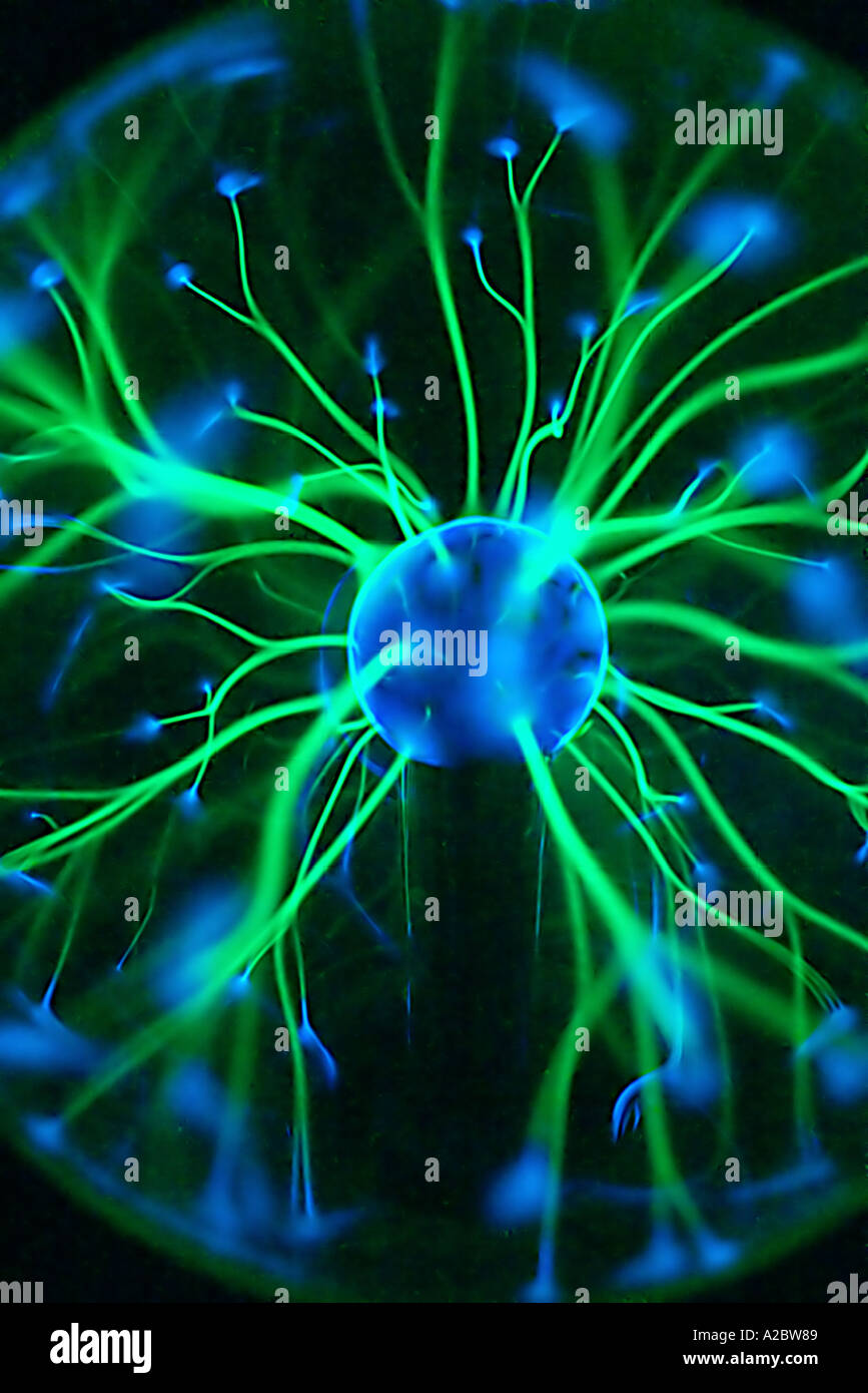 Plasma-Ball Stockfoto