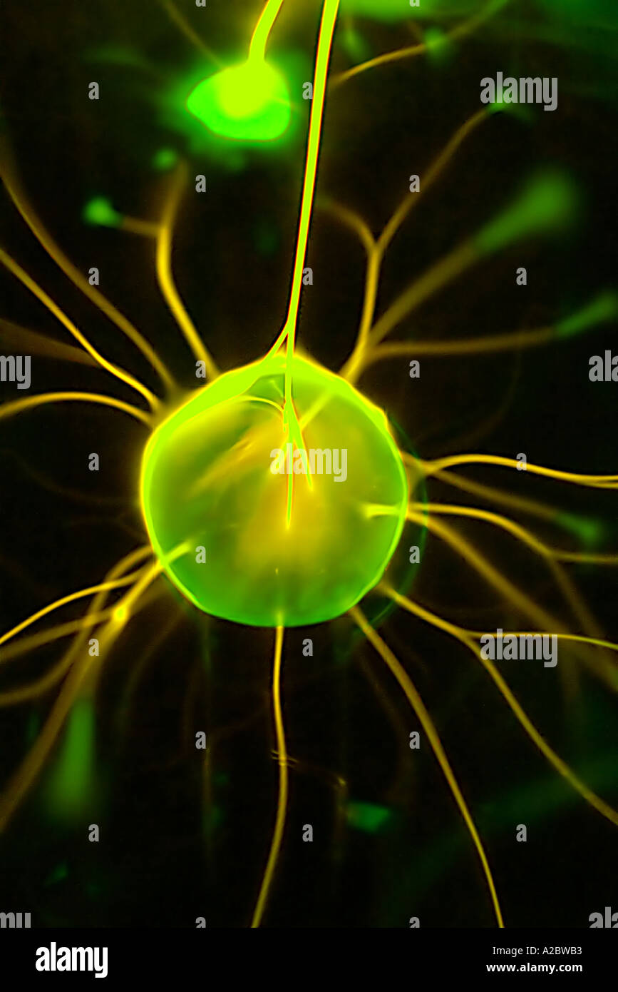 Plasma-Ball Stockfoto