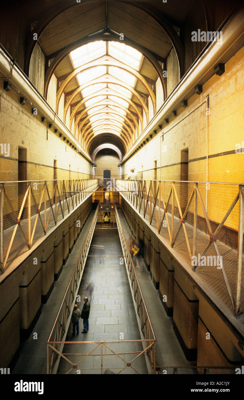 Melbourne alte Gefängnismuseum, Melbourne, Australien, Victoria. Stockfoto