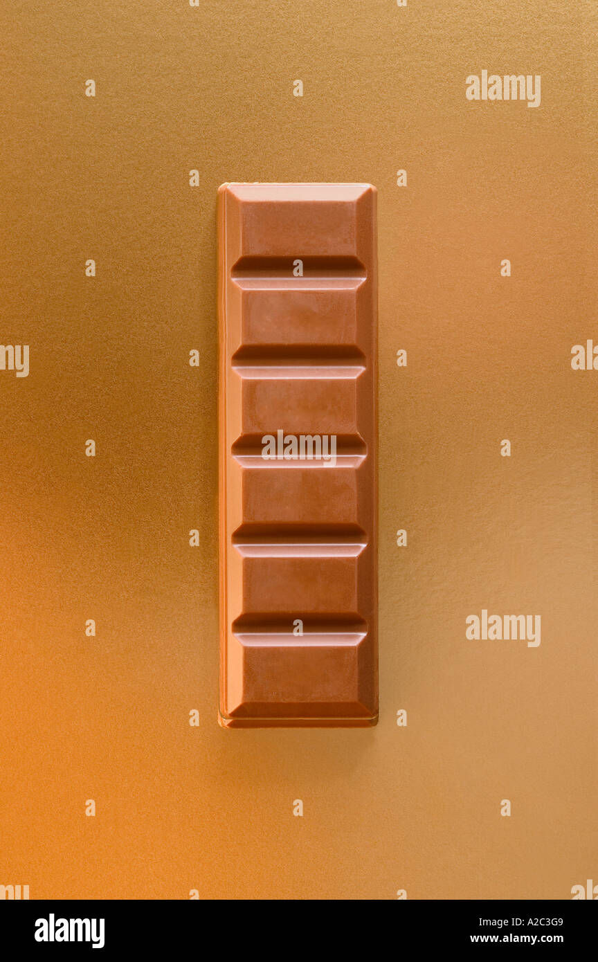 Tafel Schokolade Stockfoto