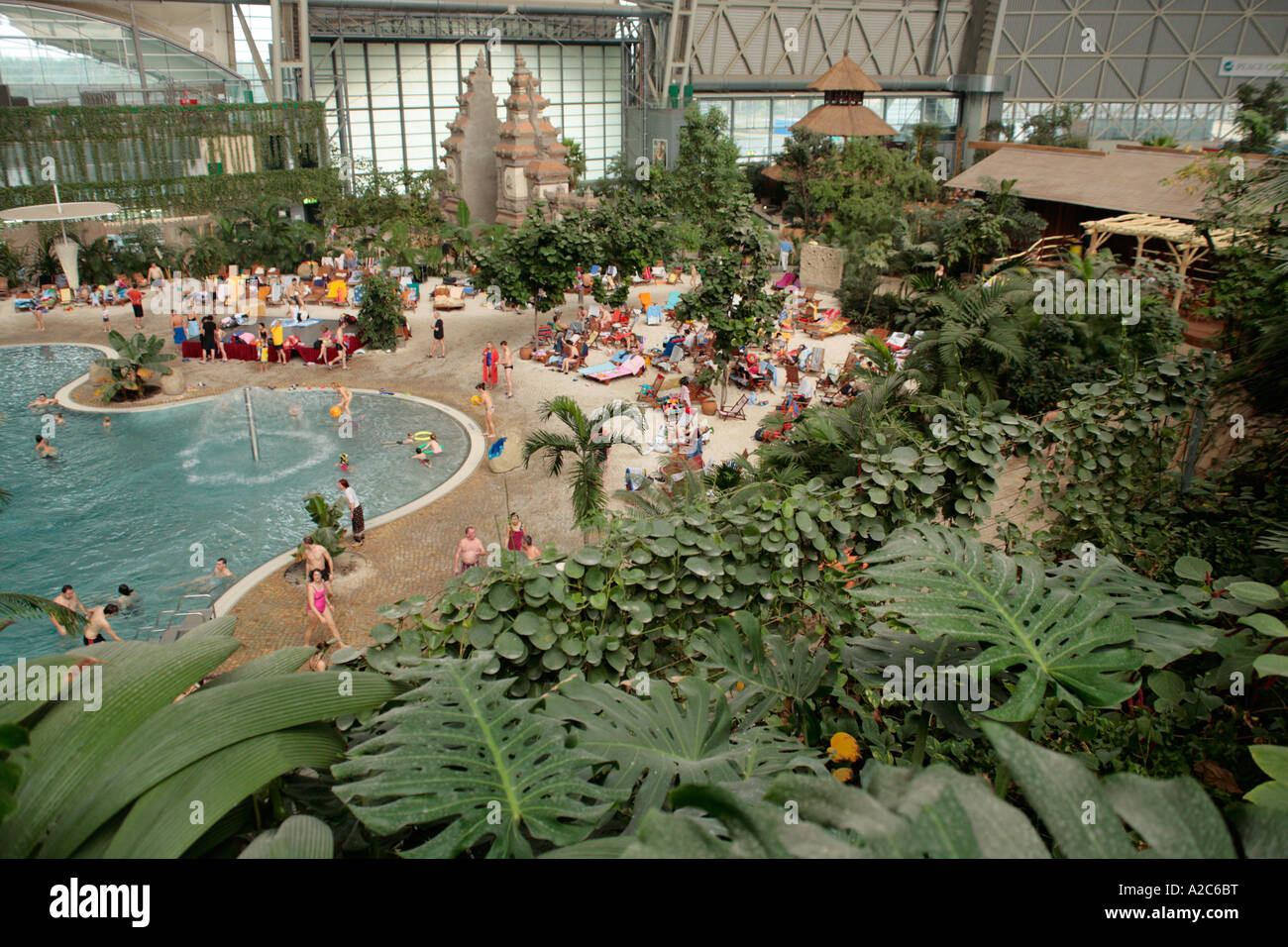 im Tropical Islands in der Nähe von Berlin Stockfoto