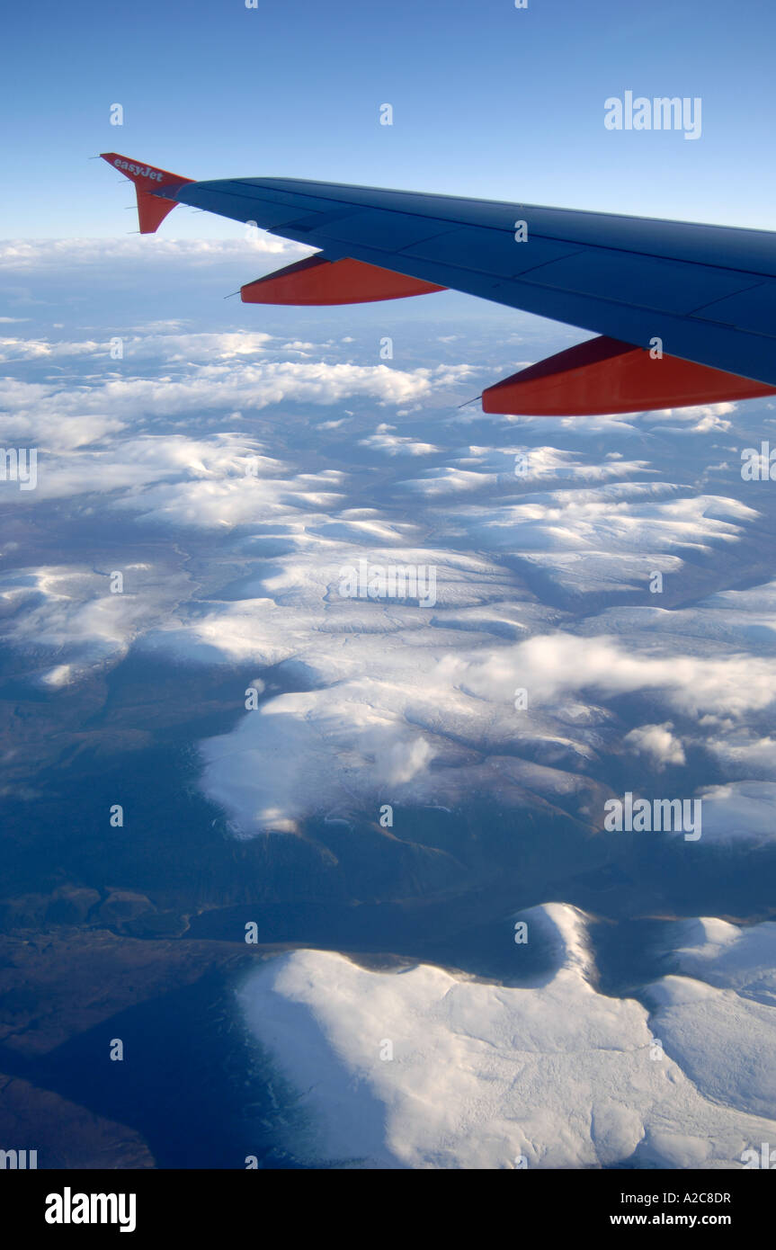 Flugzeug Winglet Aids Flug Effizienz und verringert die Betriebskosten der Luft-Tarif.  XAV 4399-418 Stockfoto