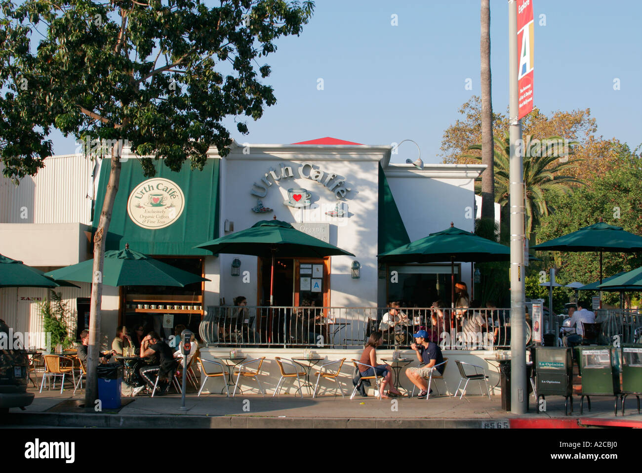 Urth Caffe Melrose Avenue West Hollywood Los Angeles California LA Stockfoto