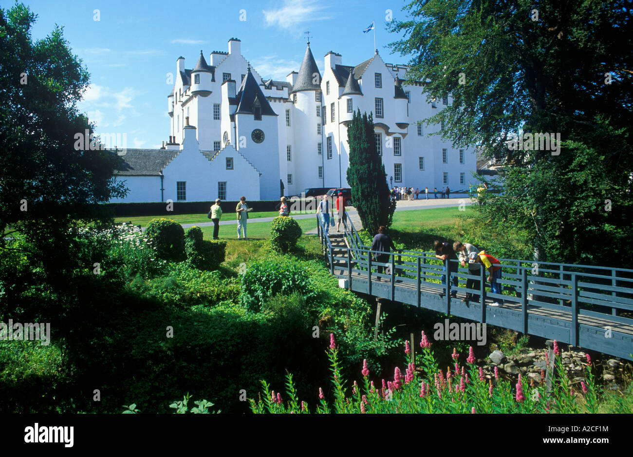 Blair Castle in Schottland Stockfoto