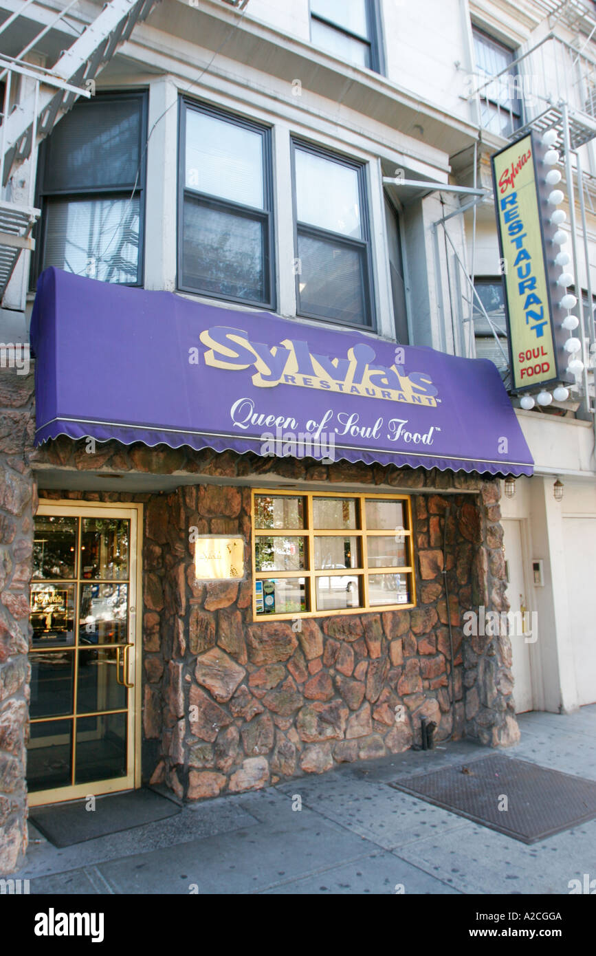 Sylvia s Restaurant Lenox Avenue Harlem Manhattan New York Stockfoto