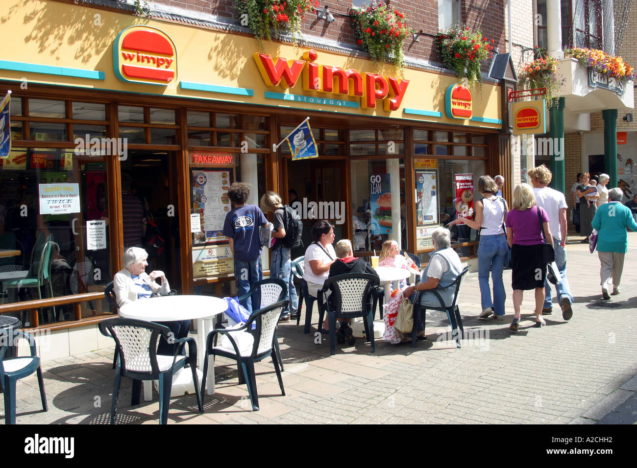 Wimpy Familienrestaurant Green Lanes shopping Center Barnstaple Devon