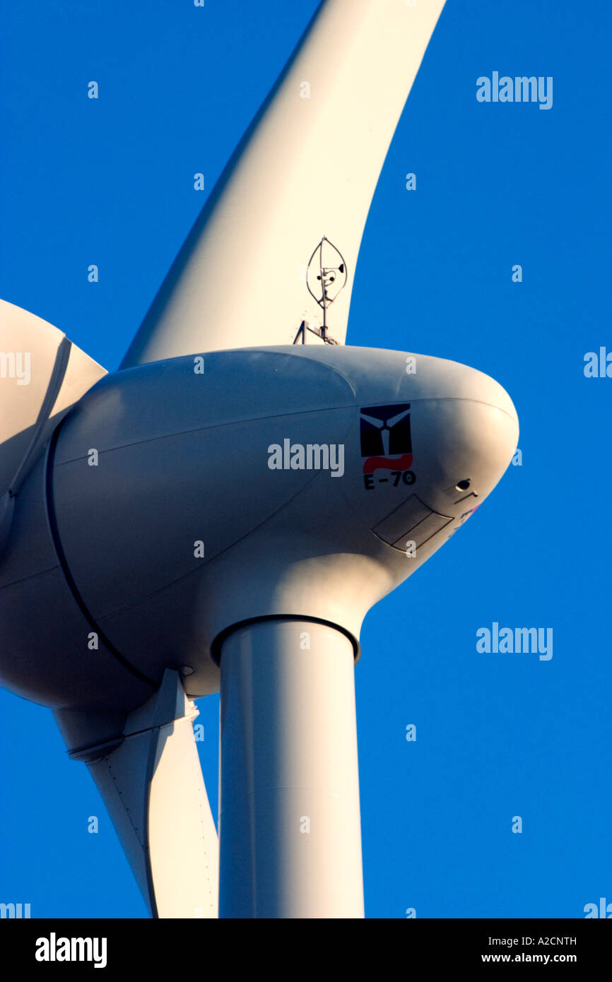 Windkraftanlage in der Nähe von Burton Latimer Stockfoto