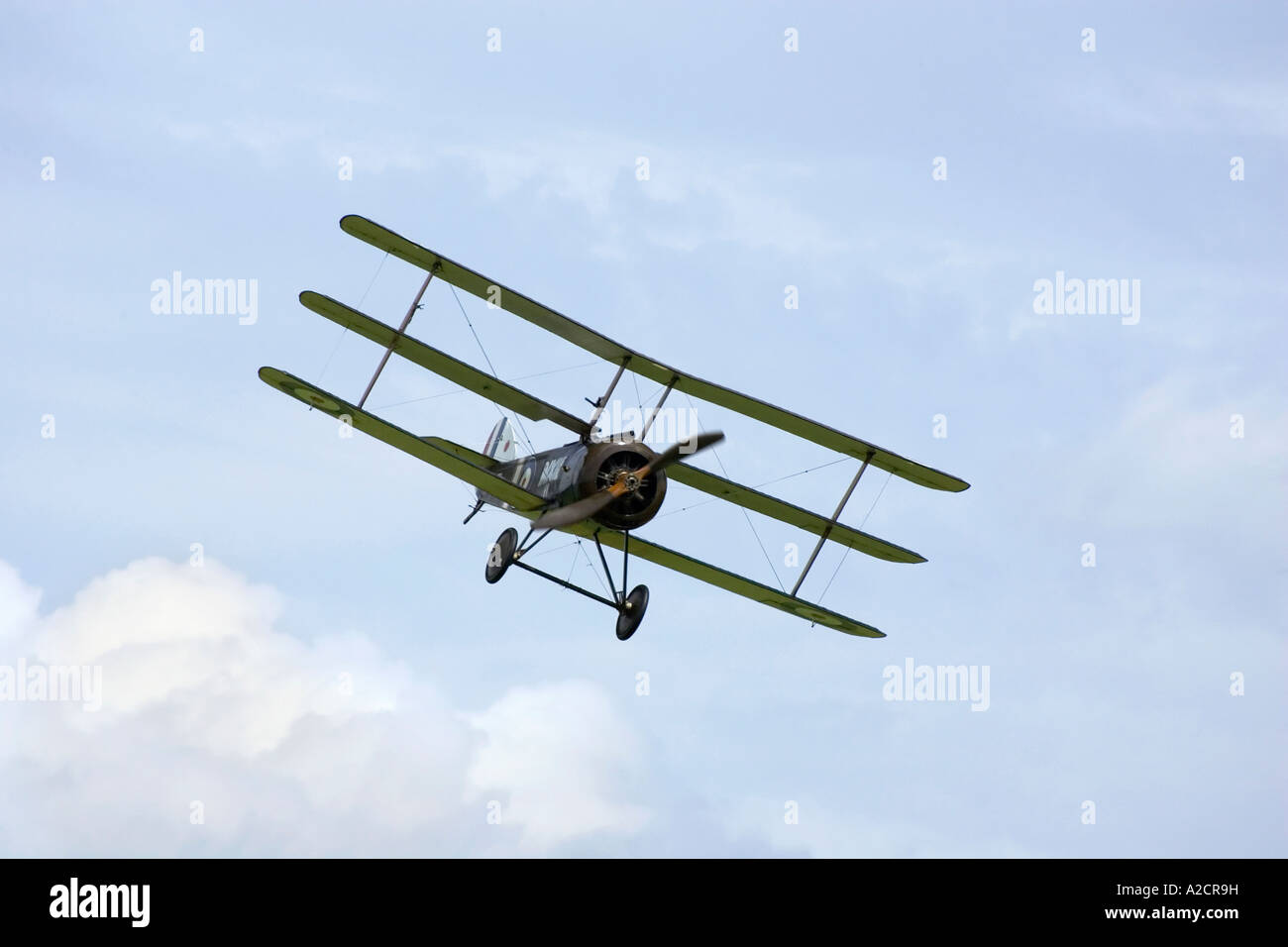 Weltkrieg eine Sopwith Dreidecker Jagdflugzeug Stockfoto