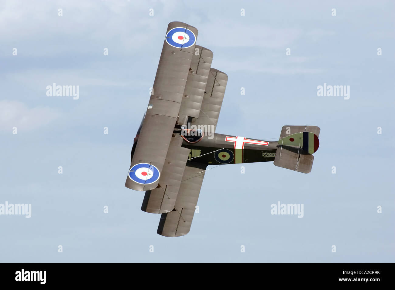 Weltkrieg eine Sopwith Dreidecker Jagdflugzeug Stockfoto