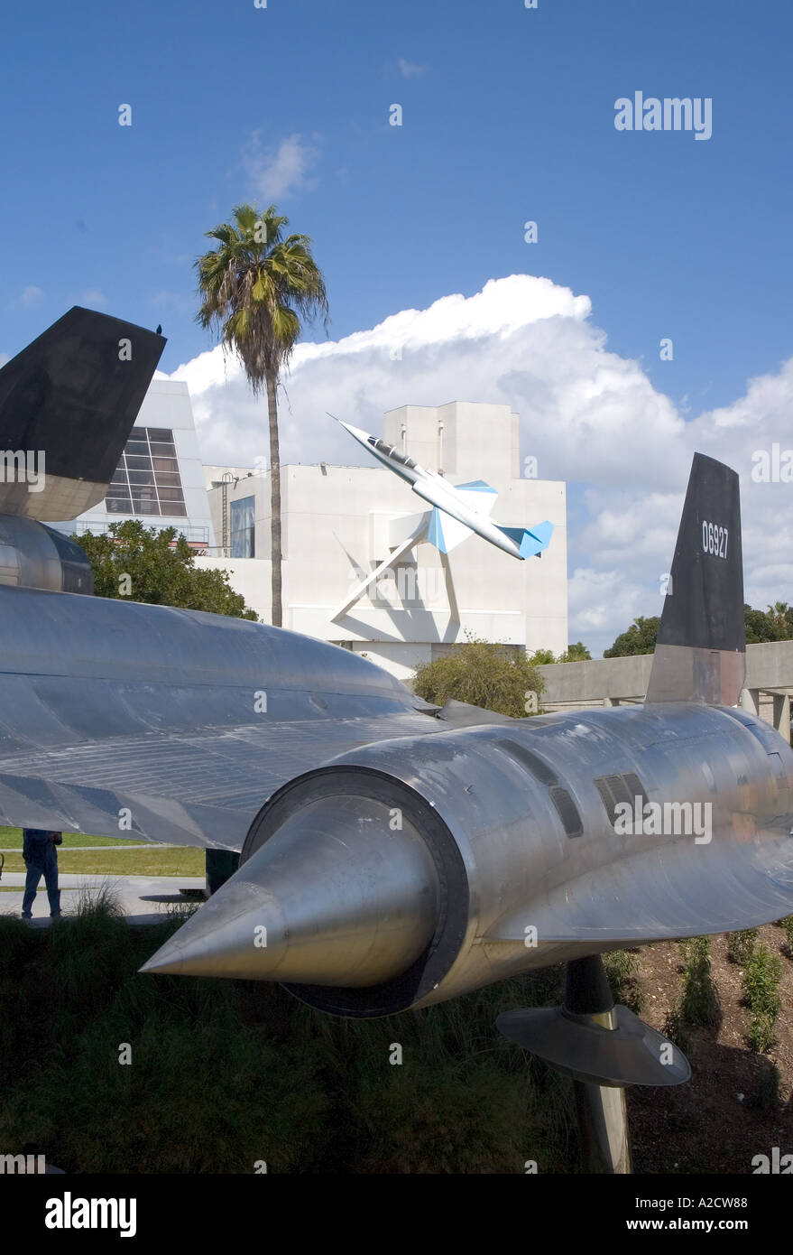 Cal Aerospace Museum Los Angeles mit SR71 2 Stockfoto