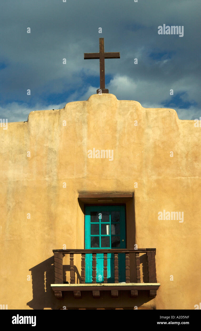 Der ersten presbyterianischen Kirche in Taos New Mexico USA Stockfoto