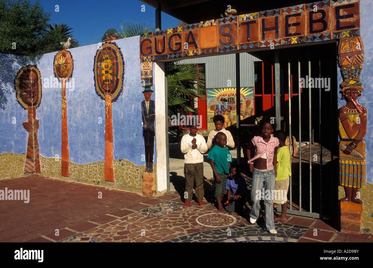 Guga S Thebe Kunst Kulturzentrum Langa Cape Flats Kapstadt Südafrika Stockfoto