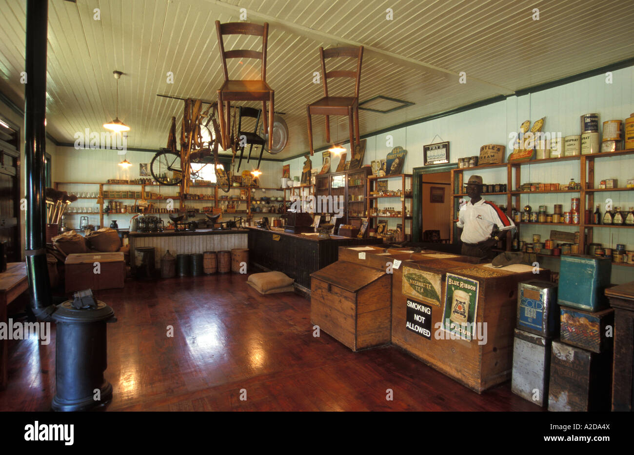 Historische Shop Pilgrim Rest Goldminen Dorf vom 1870 s ist heute ein Nationaldenkmal Mpumalanga Südafrika Stockfoto
