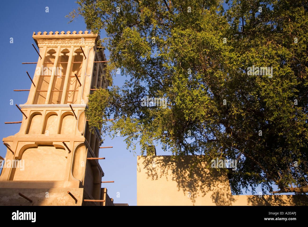 Bur Dubai Bastakiya historischen Viertel Stockfoto