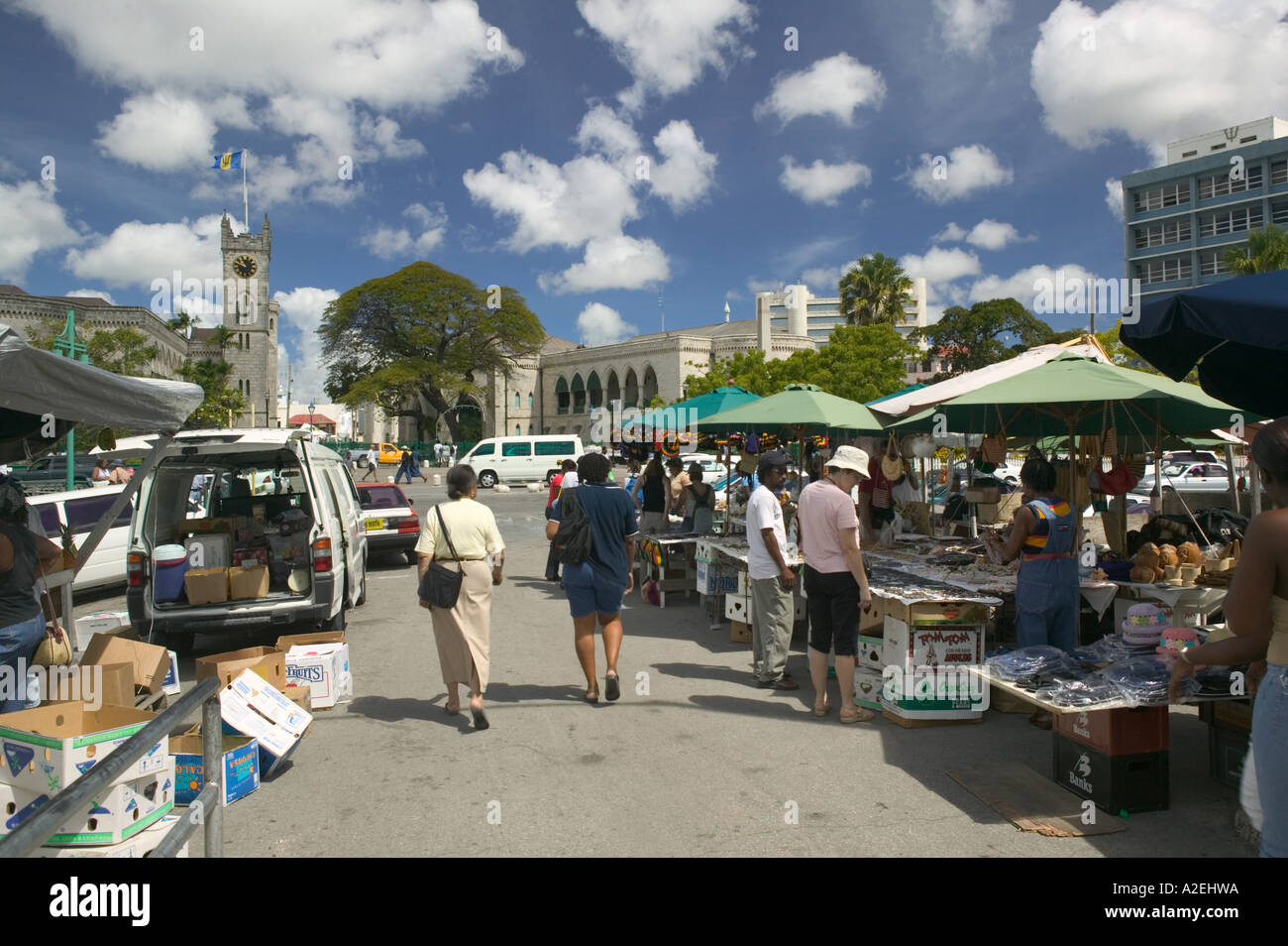 BARBADOS, Bridgetown, Chamberlain Brücke, Kielholen (NR) Stockfoto