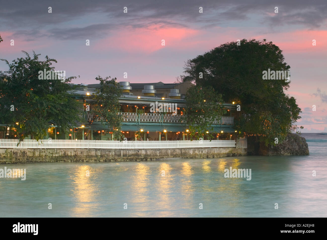 BARBADOS, St. Lawrence Gap, Waterfront Restaurant, Picses