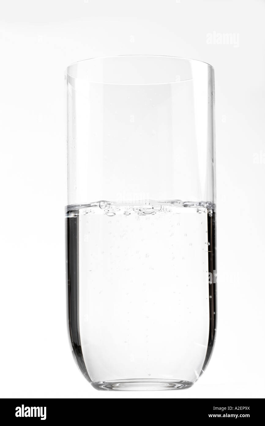 Glas Wasser Stockfoto