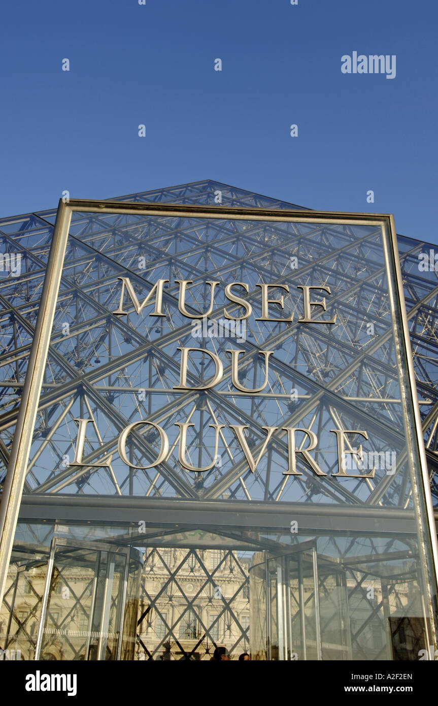 Paris, Musée du Louvre Stockfoto