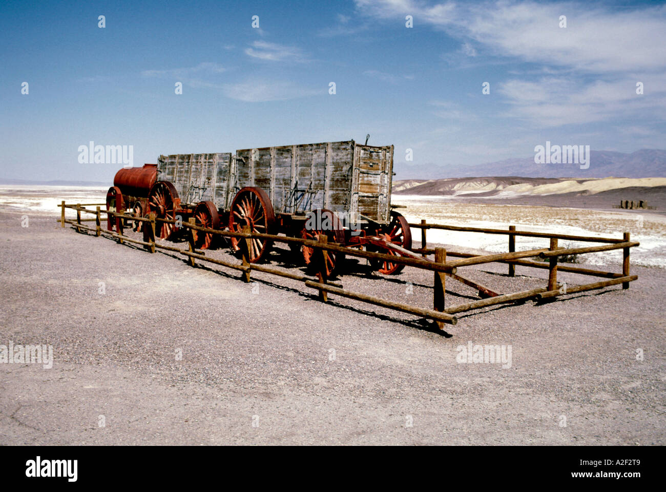 Kalifornien Death Valley Harmony Borax works Stockfoto