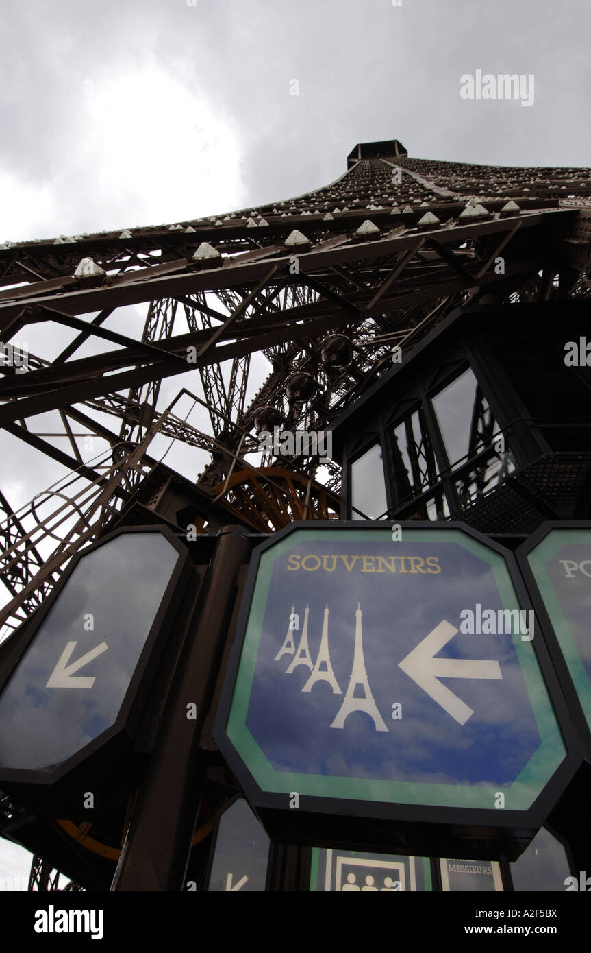 Eiffelturm, Paris Tour Eiffel Stockfoto