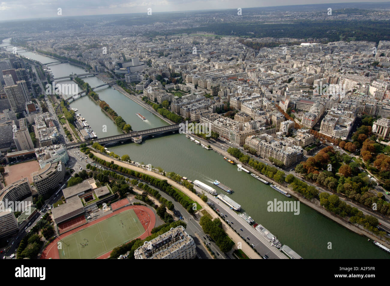 Paris, Ufer Stockfoto