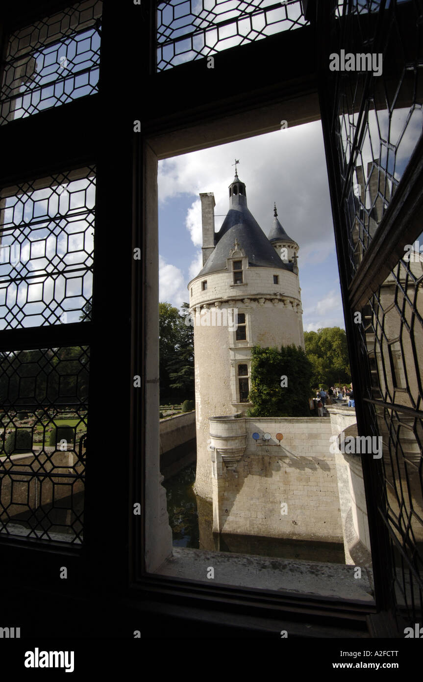 Loire, Chateau des Dames, Schloss Chenonceau Stockfoto