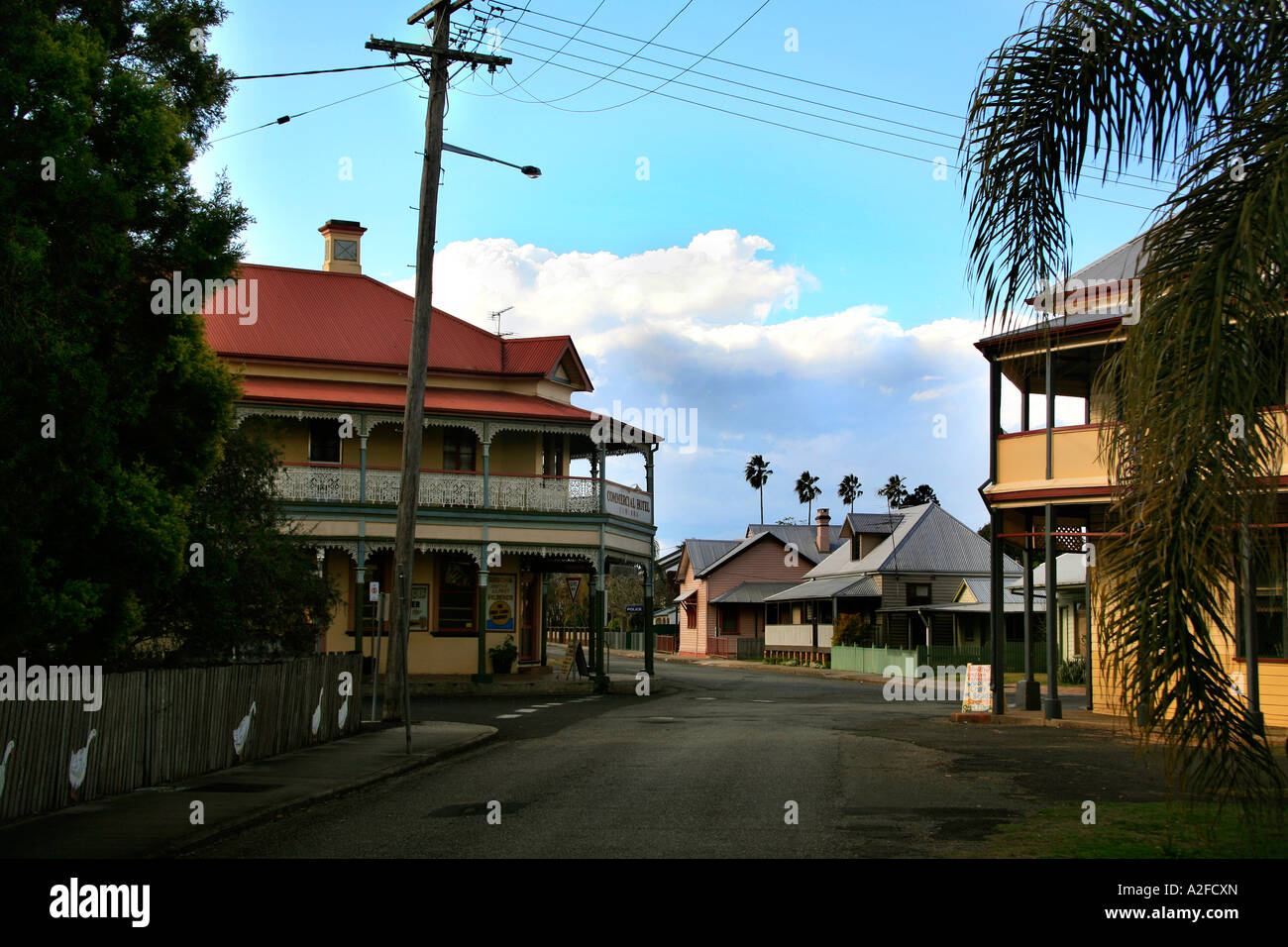 Historische Stadt in Australien Stockfoto